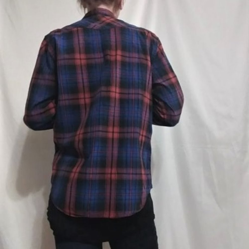 Aeo Plaid Button Up - image 4